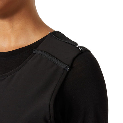 Helly Hansen Zeilbroek Salopette Midlayer Aegir Zwart Schouderrits Detail