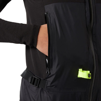 Helly Hansen Zeilbroek Salopette Midlayer Aegir Zwart Zak Met Rits