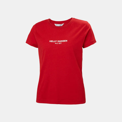 Helly Hansen RWB Graphic T-shirt Dames Rood
