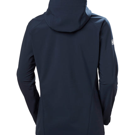 Helly Hansen Softshell Jas Dames Paramount met Capuchon Donkerblauw