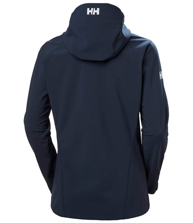 Helly Hansen Softshell Jas Dames Paramount met Capuchon Donkerblauw