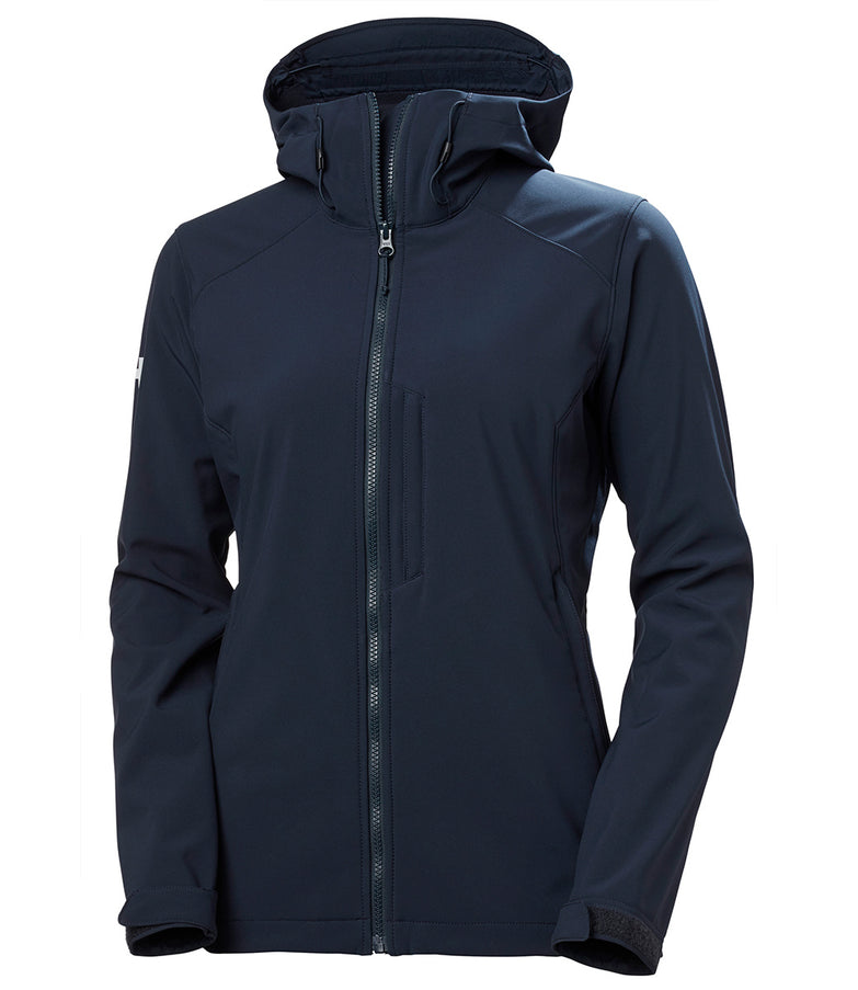 Helly Hansen Softshell Jas Dames Paramount met Capuchon Donkerblauw