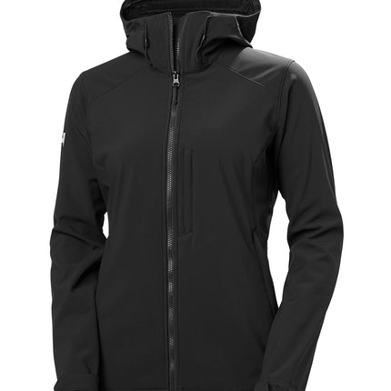 Helly Hansen Softshell Jas Dames Paramount met Capuchon Zwart