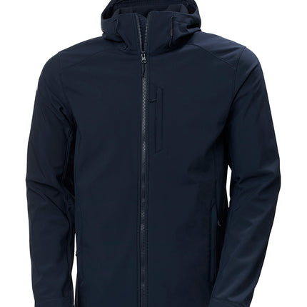 Helly Hansen Softshell Jas Heren Paramount met Capuchon Donkerblauw