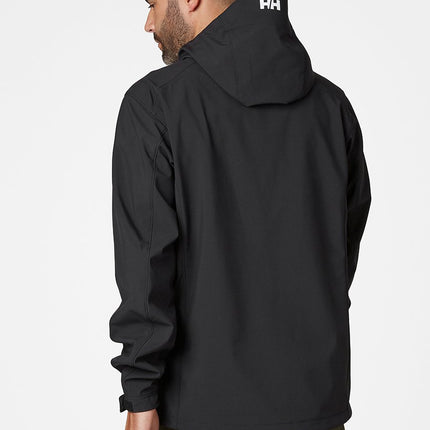 Helly Hansen Softshell Jas Heren Paramount met Capuchon Zwart