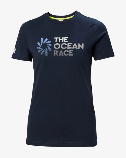 Helly Hansen T-shirt Dames Ocean Race Donkerblauw V