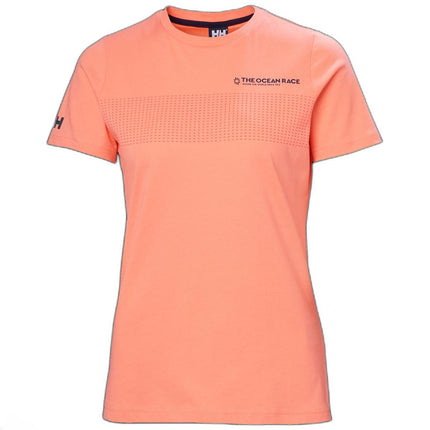 Helly Hansen T-shirt Dames Ocean Race Roze
