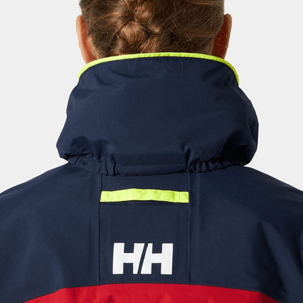 Helly Hansen Zeiljas Dames Pier 4.0 Rood/Donkerblauw