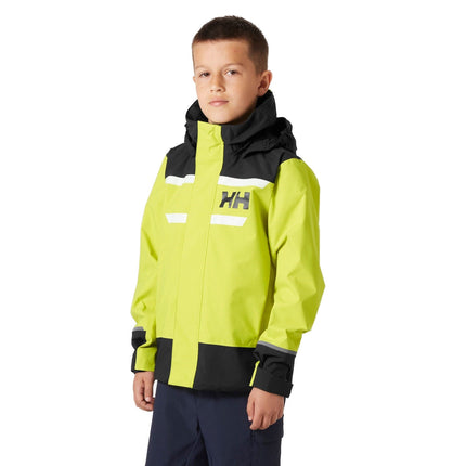 Helly Hansen Zeiljas Kind Salt Port 2.0 Lime Gedragen