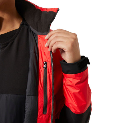 Helly Hansen Zeiljas Midlayer Aegir Rood Binnenzak Met Rits