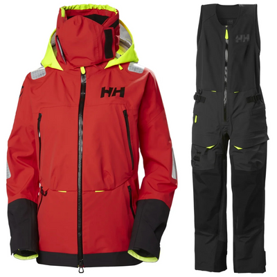 Helly Hansen Segelanzug Damen Aegir 2.0 Rot/Schwarz