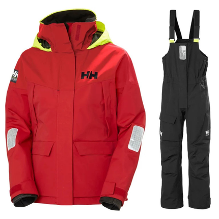 Helly Hansen Segelanzug Damen Pier 4.0 Rot/Schwarz