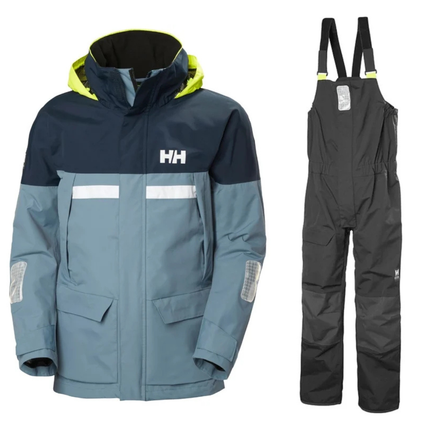 Helly Hansen Segelanzug Herren Pier 4.0 Graublau/Schwarz