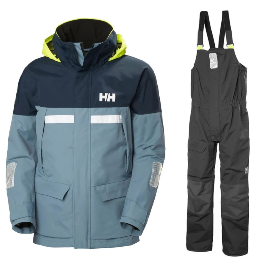 Helly Hansen Segelanzug Herren Pier 4.0 Graublau/Schwarz