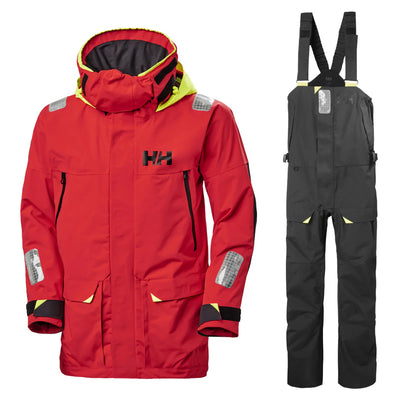 Helly Hansen Segelanzug Herren Skagen Rot/Schwarz