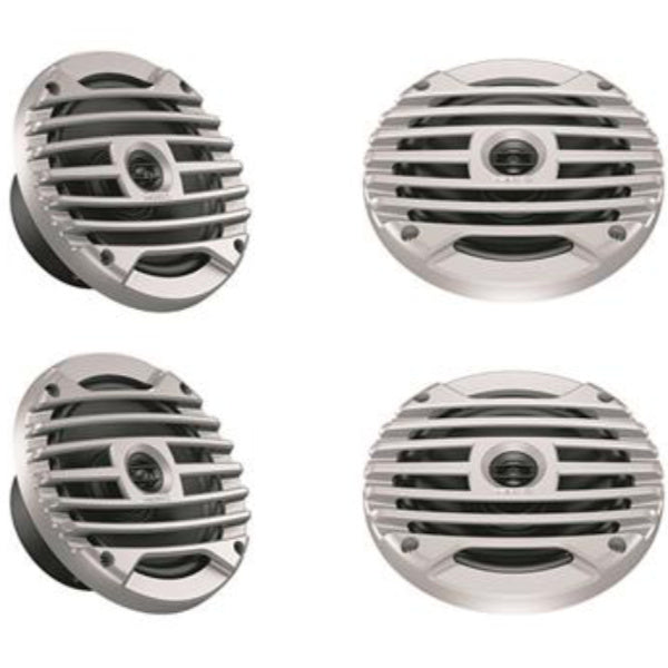 Hertz Hertz Marine HBX 6.5 Waterdichte Speaker Set 4 stuks 90W Zilver
