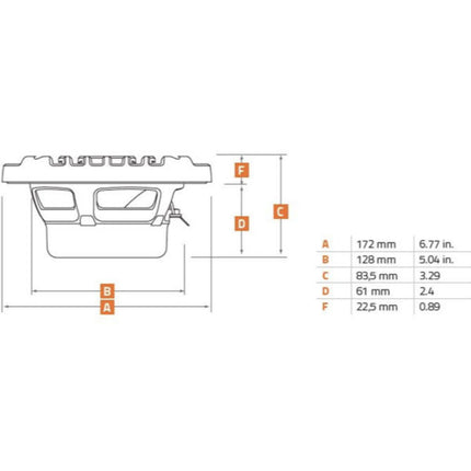 Hertz Marine HBX 6.5 Waterdichte Speaker 90W Zilver