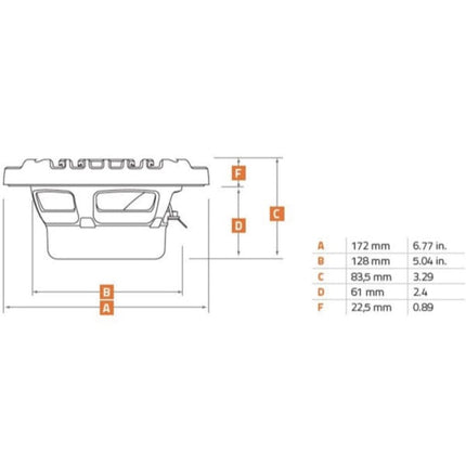 Hertz Marine HBX 6.5 Waterdichte Speaker Set 4 stuks 90W Zilver