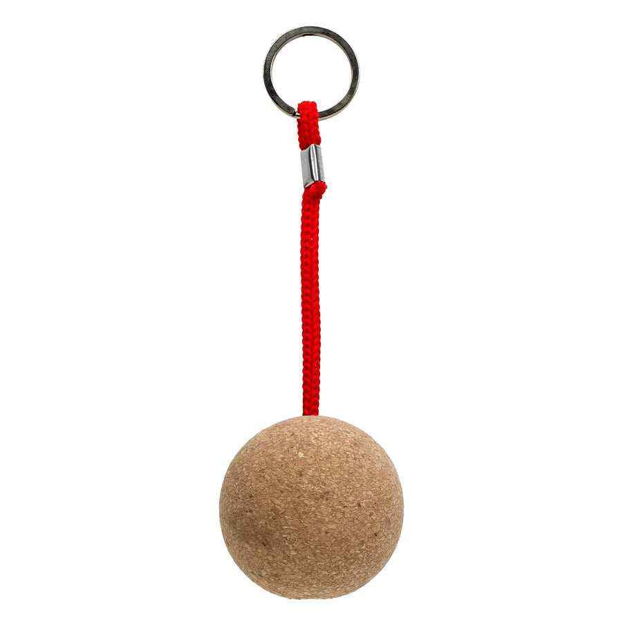 EvoNautic Drijvende Sleutelhanger Kurk Rood