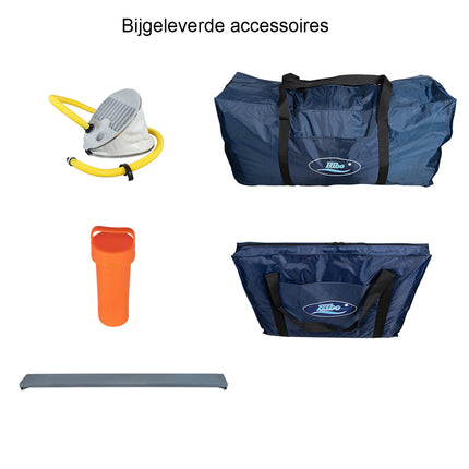 HIBO PRO Rubberboot Style Donkerblauw/Wit 4.30