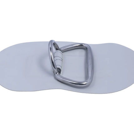 Hibo Rubberboot Sleepoog en Handgreep Combinatie Wit