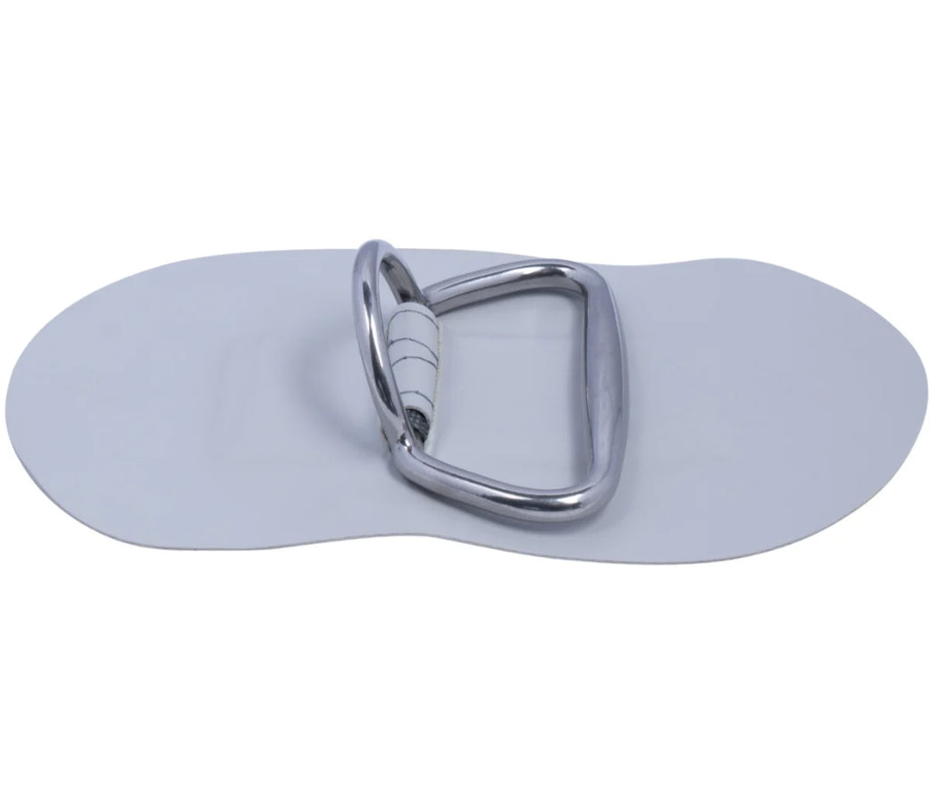 Hibo Rubberboot Sleepoog en Handgreep Combinatie Wit