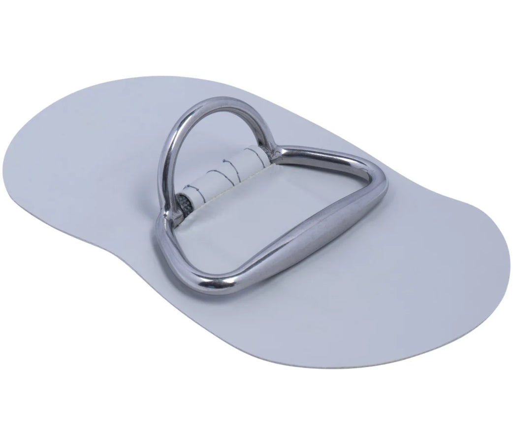 Hibo Rubberboot Sleepoog en Handgreep Combinatie Wit