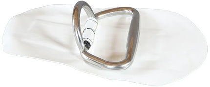 Hibo Rubberboot Sleepoog en Handgreep Combinatie Wit
