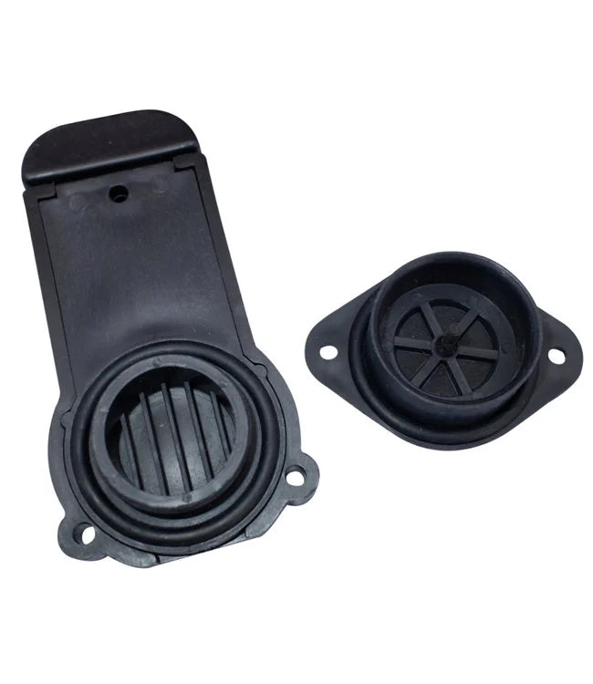 Hibo Rubberboot Waterafvoer Met Schuif Zwart