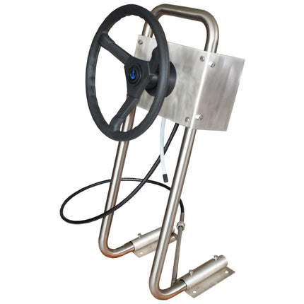 Hibo RVS Rubberboot Stuurconsole/Stuurhouder