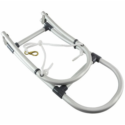 Hibo Zwemtrap Rubberboot 3-treden Aluminium