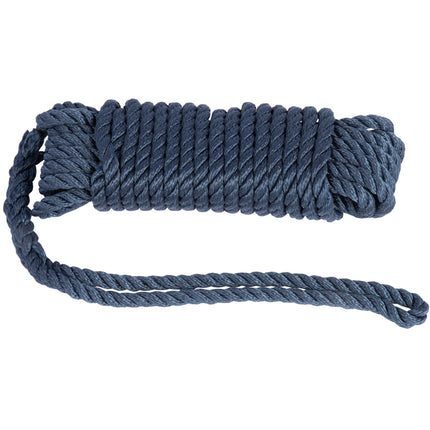 Hollex Landvast 10 mm 10 m 3-strengs Donkerblauw