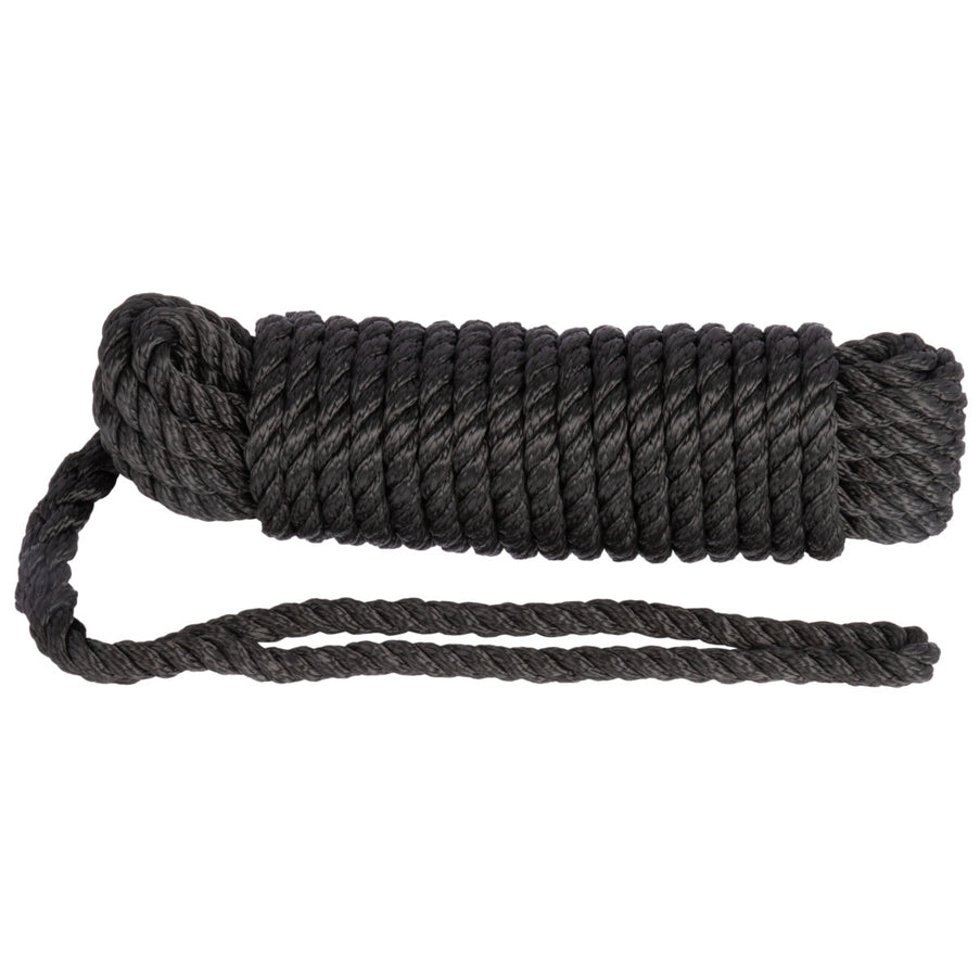 Hollex Landvast 10 mm 10 m 3-strengs Zwart