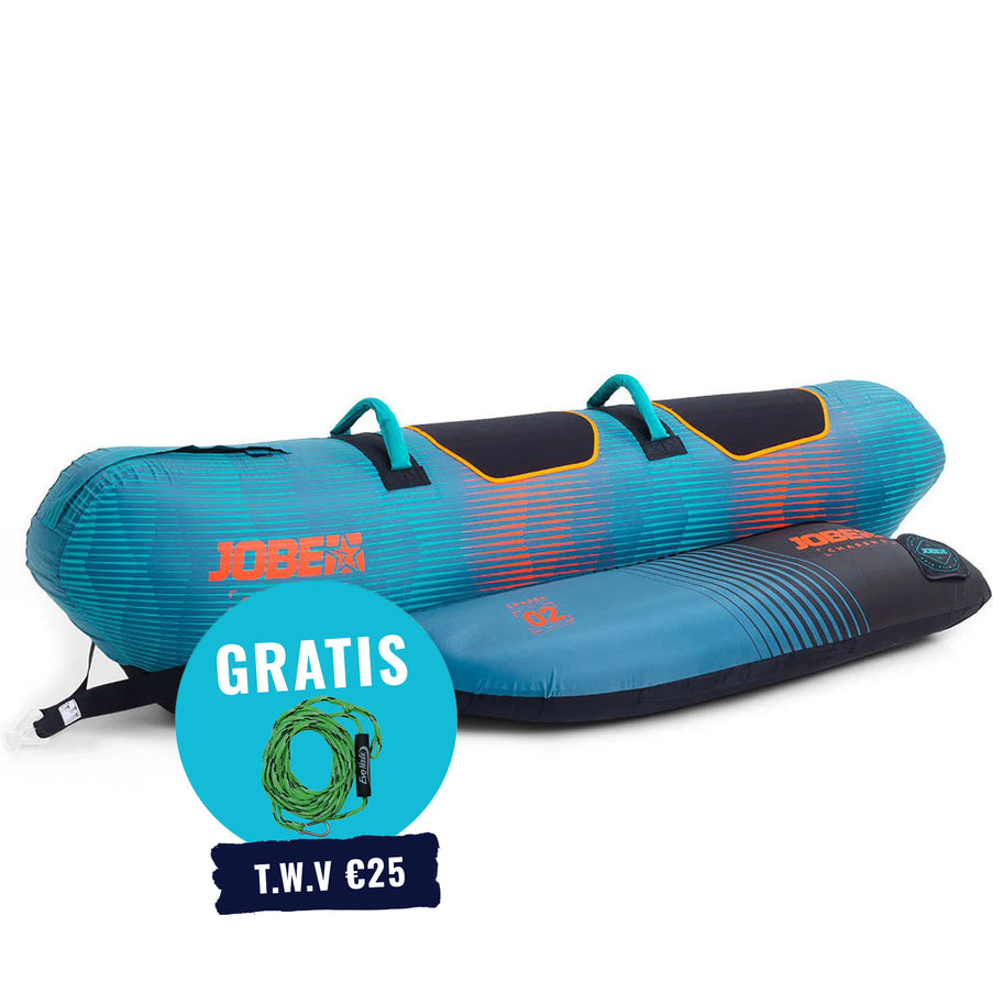 JOBE Funtube Banaan Chaser 2 persoons Teal