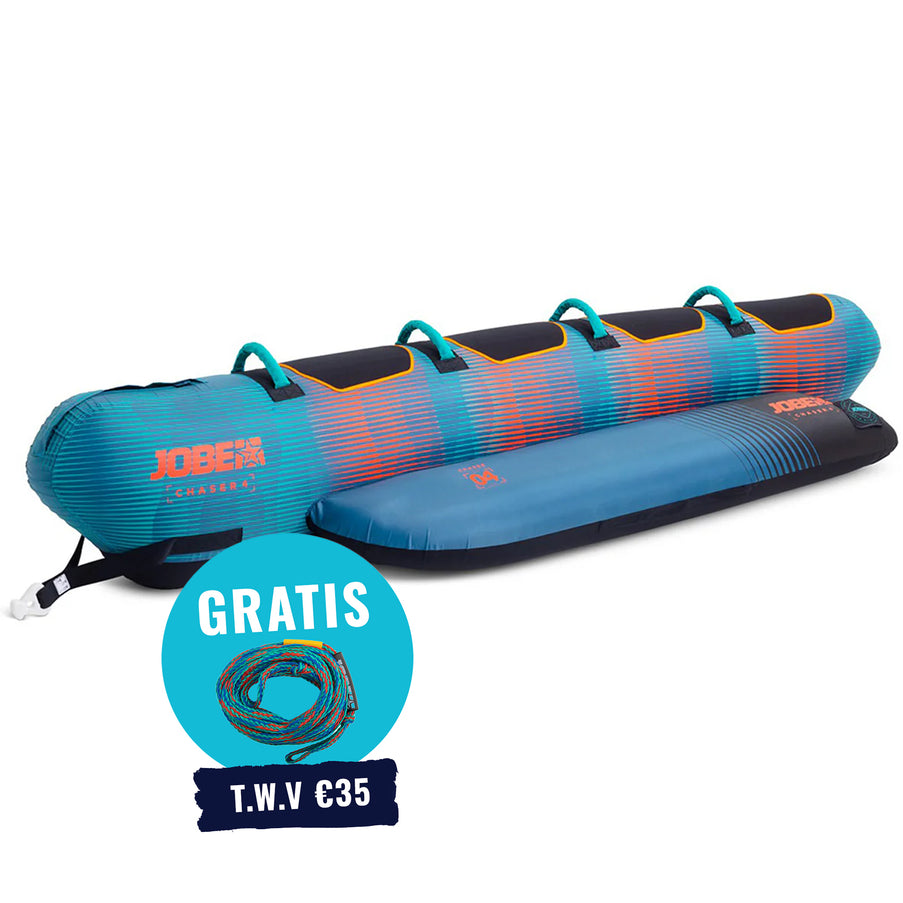 JOBE Funtube Banaan Chaser 4 persoons Teal