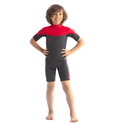 JOBE JOBE Shorty Wetsuit Kind Boston 2mm Rood
