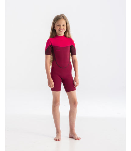 JOBE Shorty Wetsuit Kind Boston 2mm Roze