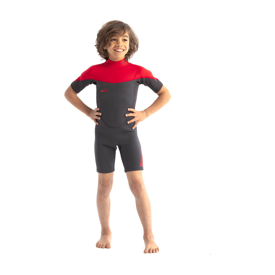 JOBE Shorty Wetsuit Kind Boston 2mm Rood