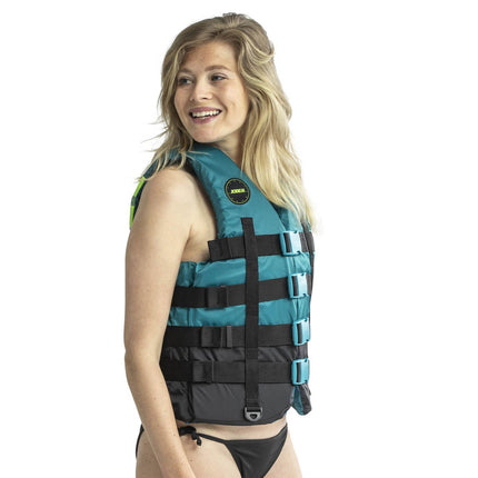 JOBE Zwemvest Unisex 4 Buckle Teal