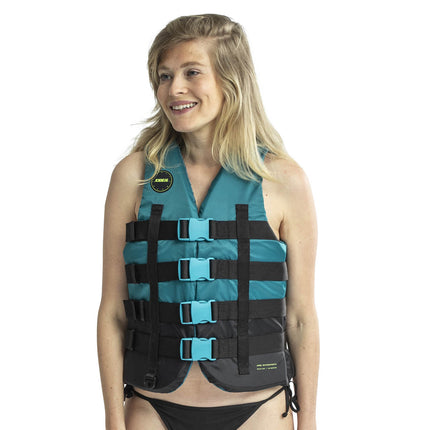 JOBE Zwemvest Unisex 4 Buckle Teal