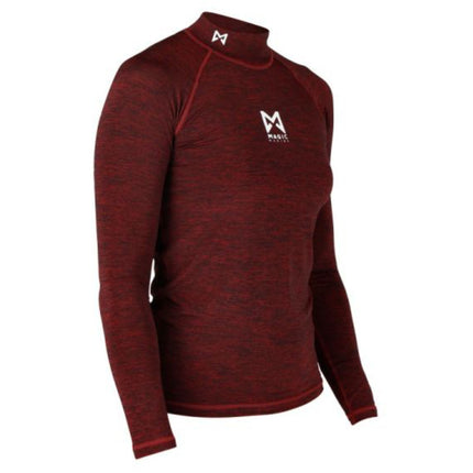 Magic Marine Lycra Shirt Dames Lange Mouw Cube Rood