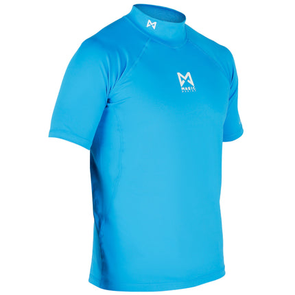 Magic Marine Lycra Shirt Unisex Cube Korte Mouw Blauw