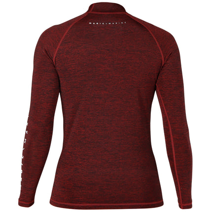 Magic Marine Lycra Shirt Unisex Cube Lange Mouw Rood