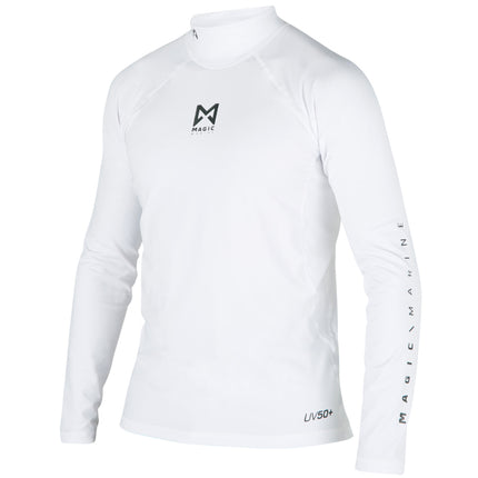 Magic Marine Lycra Shirt Unisex Cube Lange Mouw Wit