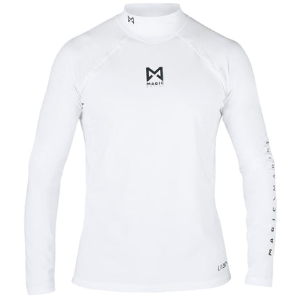 Magic Marine Lycra Shirt Unisex Cube Lange Mouw Wit
