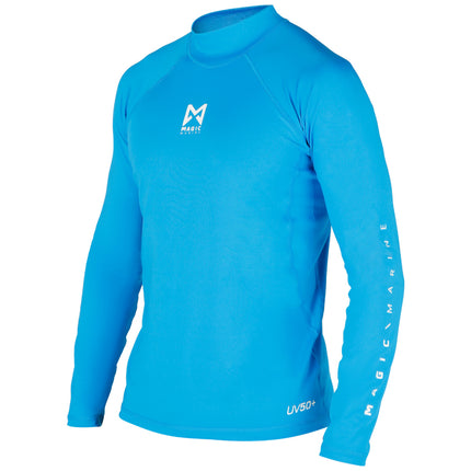 Magic Marine Magic Marine Lycra Shirt Unisex Cube Lange Mouw Blauw