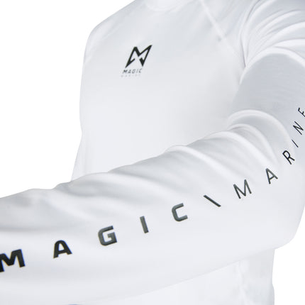 Magic Marine Magic Marine Lycra Shirt Unisex Cube Lange Mouw Wit