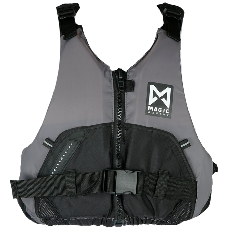 Magic Marine Zwemvest Unisex Wave met rits Grijs
