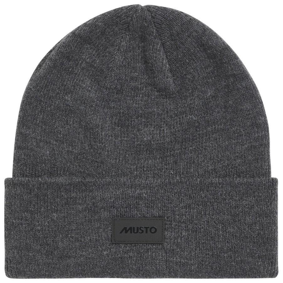 Musto Beanie Unisex Shaker Cuff Donkergrijs