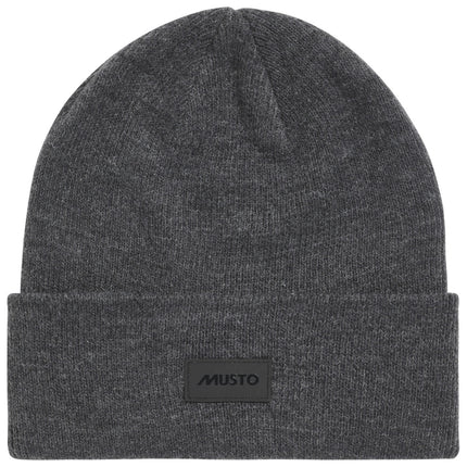 Musto Beanie Unisex Shaker Cuff Donkergrijs